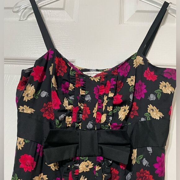 DVF Diane Von Furstenberg Silk Floral Ariba Mini Dress Size 8 - Picture 5 of 11